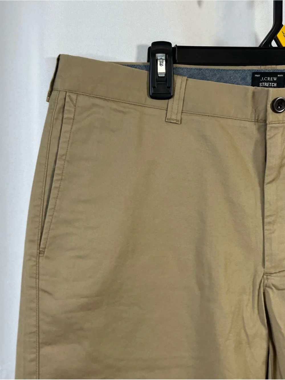 NWT J. Crew Men's Shorts Size 35 Tan Stretch Chino 10.5
